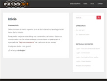 Tablet Screenshot of morlom.net